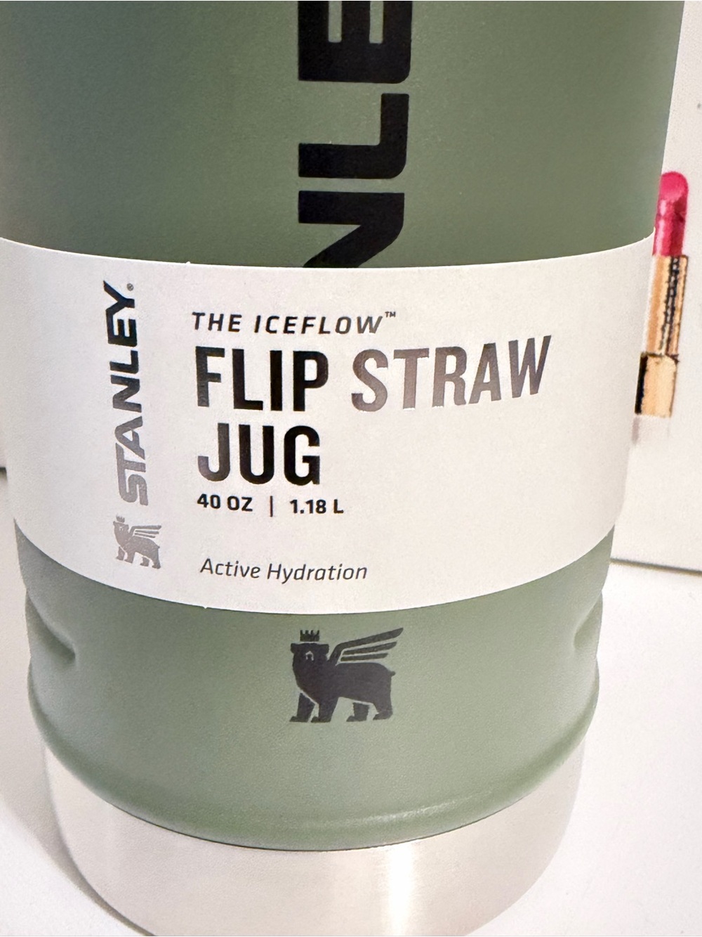 Stanley 40oz Flip Straw Jug - Olive Green - Picture 2 of 2